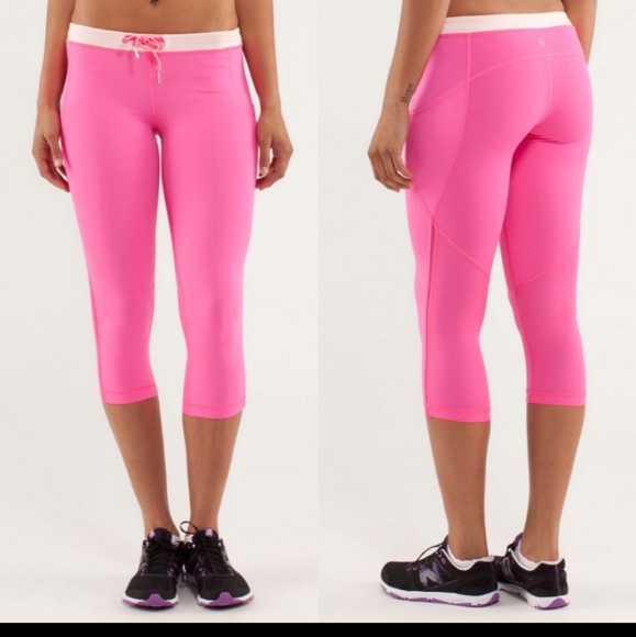 Lululemon Beach Runner Crop Leggings Size 4 - Picture 1 of 12